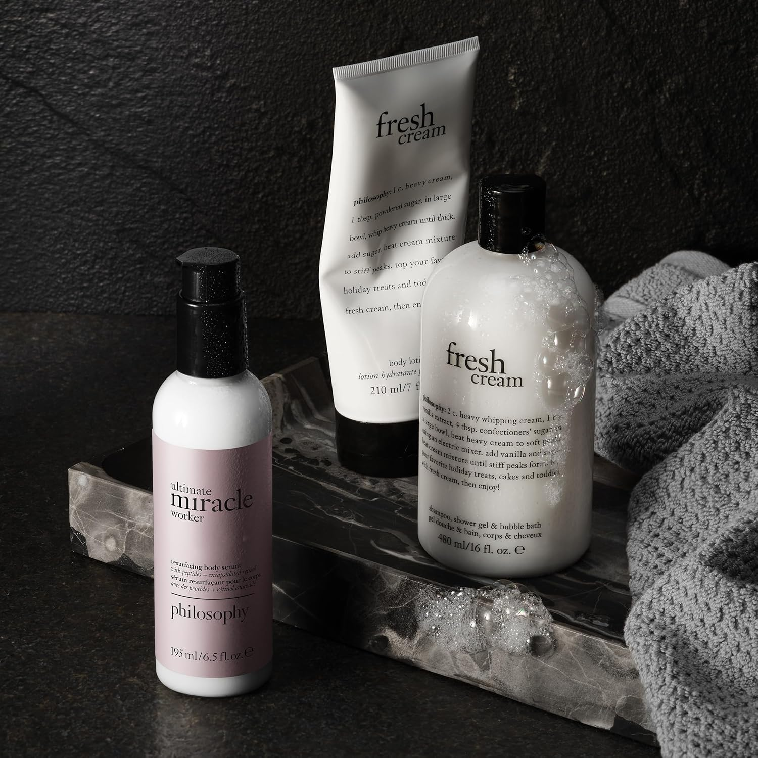 Philosophy Fresh Cream Body Lotion for Women, White, Shea Butter, 210 Ml