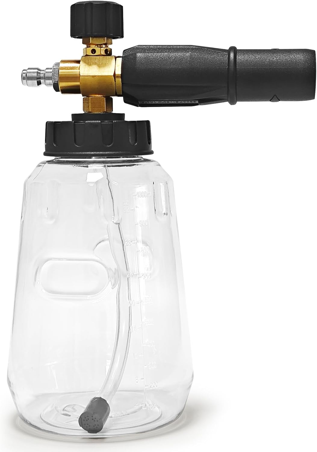 Snow Foam Cannon with 1/4&rdquo; Quick Connect, 1 Liter Adjustable Spray Nozzle Foam Blaster, Car Wash Foam Gun for Pressure Washer Application image number 2