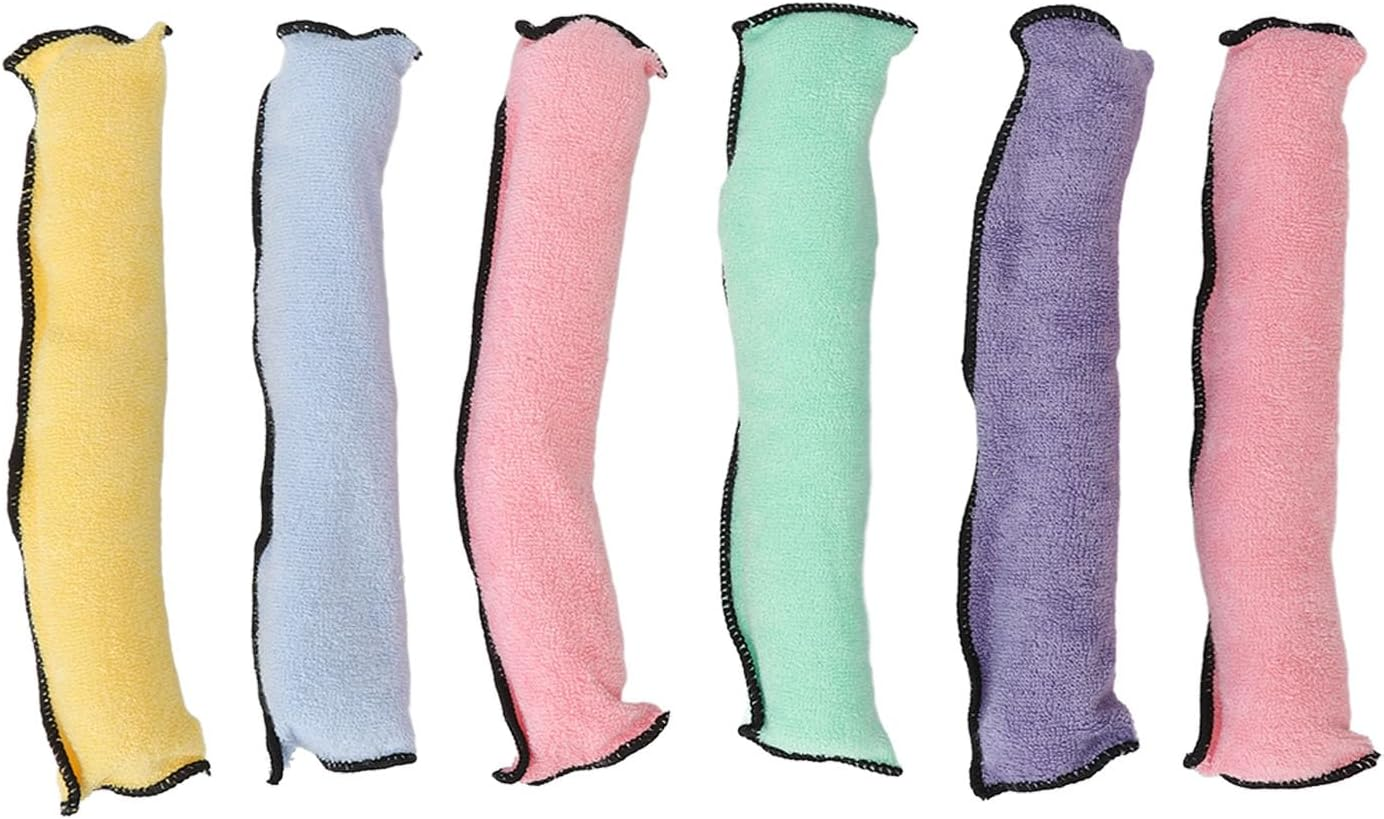 Heat-Free Hair Rollers, Pack of 6, Portable Sponge Curlers, Lightweight, No Heat, Curlers for Women and Girls, Heat-Free Curls for All Hair Types image number 1