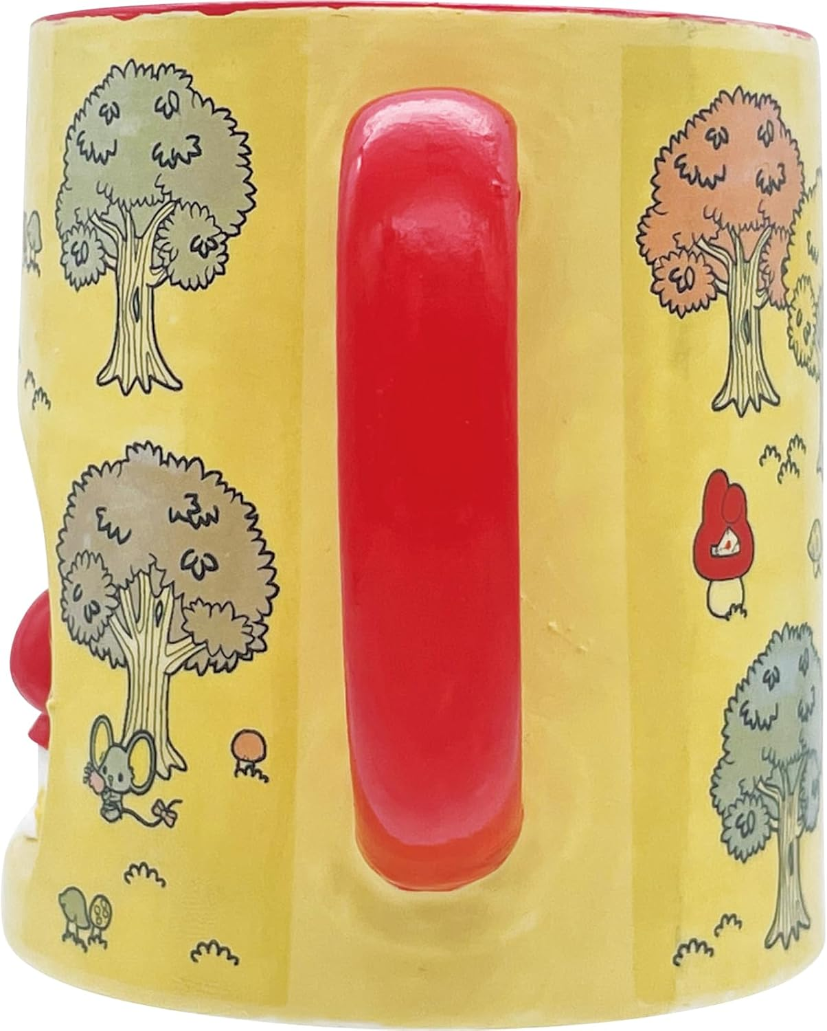 Sanrio My Melody Go Out Mug Red Mushroom House Cup, My Melo Goods, Miscellaneous Goods, Tableware, Red, White, Approx. 4.3 X 3.5 X 3.5 Inches (11 X 8 X 9 Cm), 8.5 Fl Oz (250 Ml) SAN4793 - Black image number 4