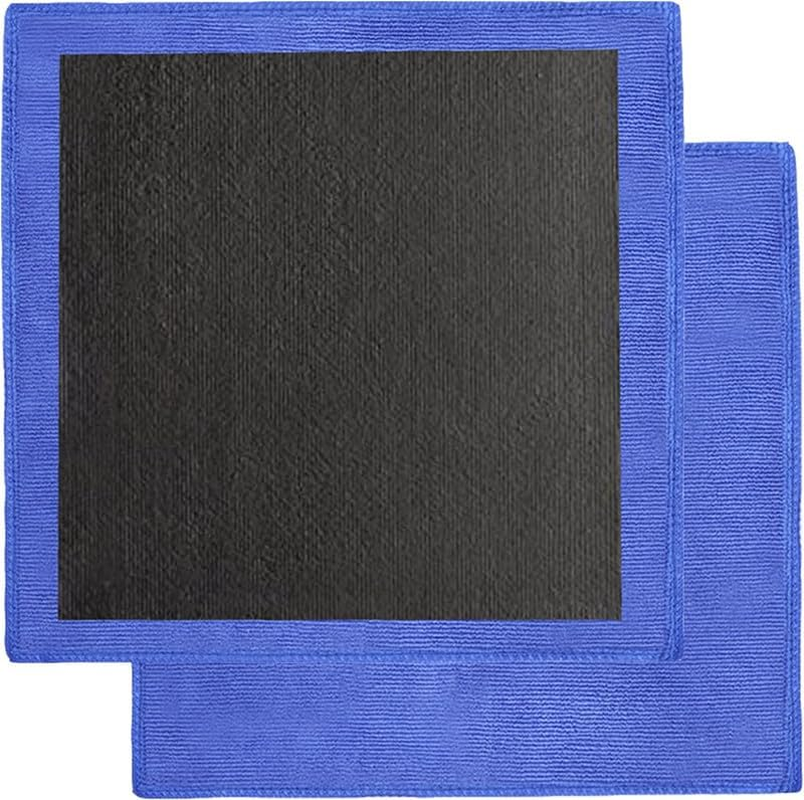 Car Clay Bar Towel Cloth, Car Clay Decontamination Mitt Towel, 2-Piece Set, Auto Care Clays Mitt Towel, Reusable Vehicle Washing Clays Towels Polishing Rags for Cars image number 6