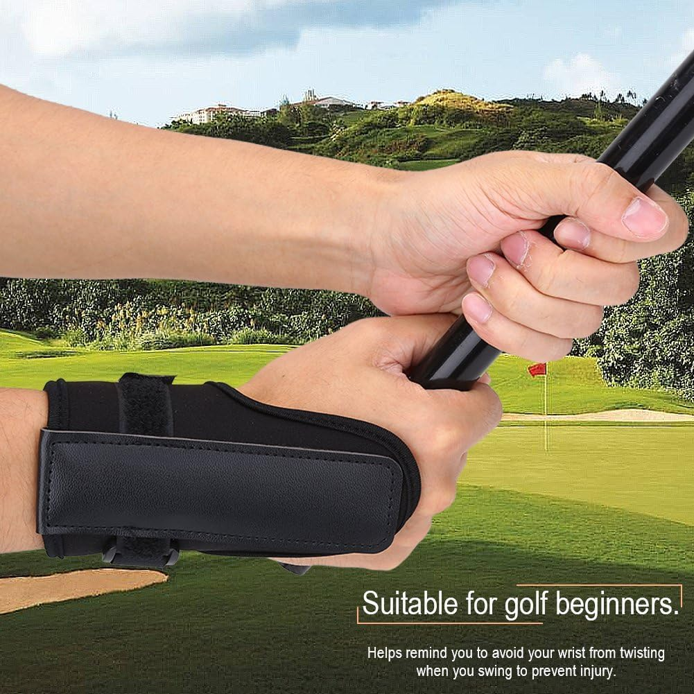 Golf Swing Training Aid Tactic, Golf Wrist Brace Band, Glove Golf Swing Train Aid Set Straight Practice Wrist Brace Trainer Corrector Golfer Accessory image number 1