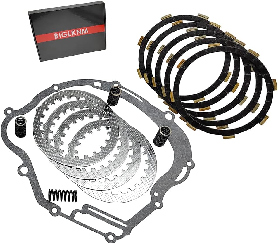 Clutch Kit Friction Plates & Heavy Duty Springs Gasket for Yamaha TTR125 2000-2004 TTR125E 2003-2009 TTR125L 2000-2008 TTR125LE 2003-2022 image number 2