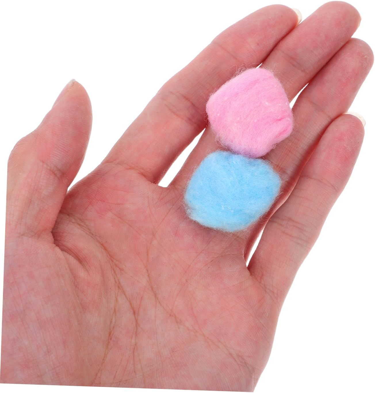 SHINEOFI 500Pcs Colored Cotton Balls Pom Poms for Crafts DIY Accessories Small Craft Balls in for Handmade Projects and Boys and Girls Activities image number 2