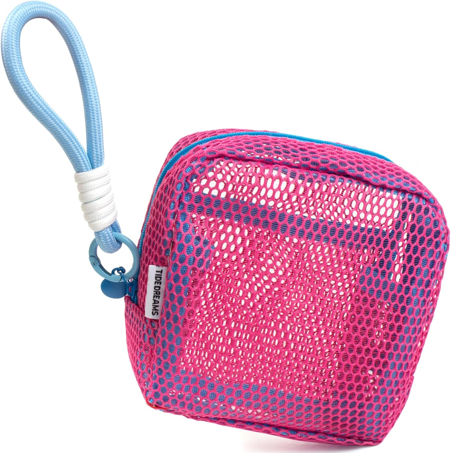 DDPOND Mesh Makeup Bag Mesh Cosmetic Bag Travel Toiletry Bag Pouch with Zipper Mini Cute Makeup Cosmetic Travel Toiletry Purse Bag for Travel Accessories (Green)