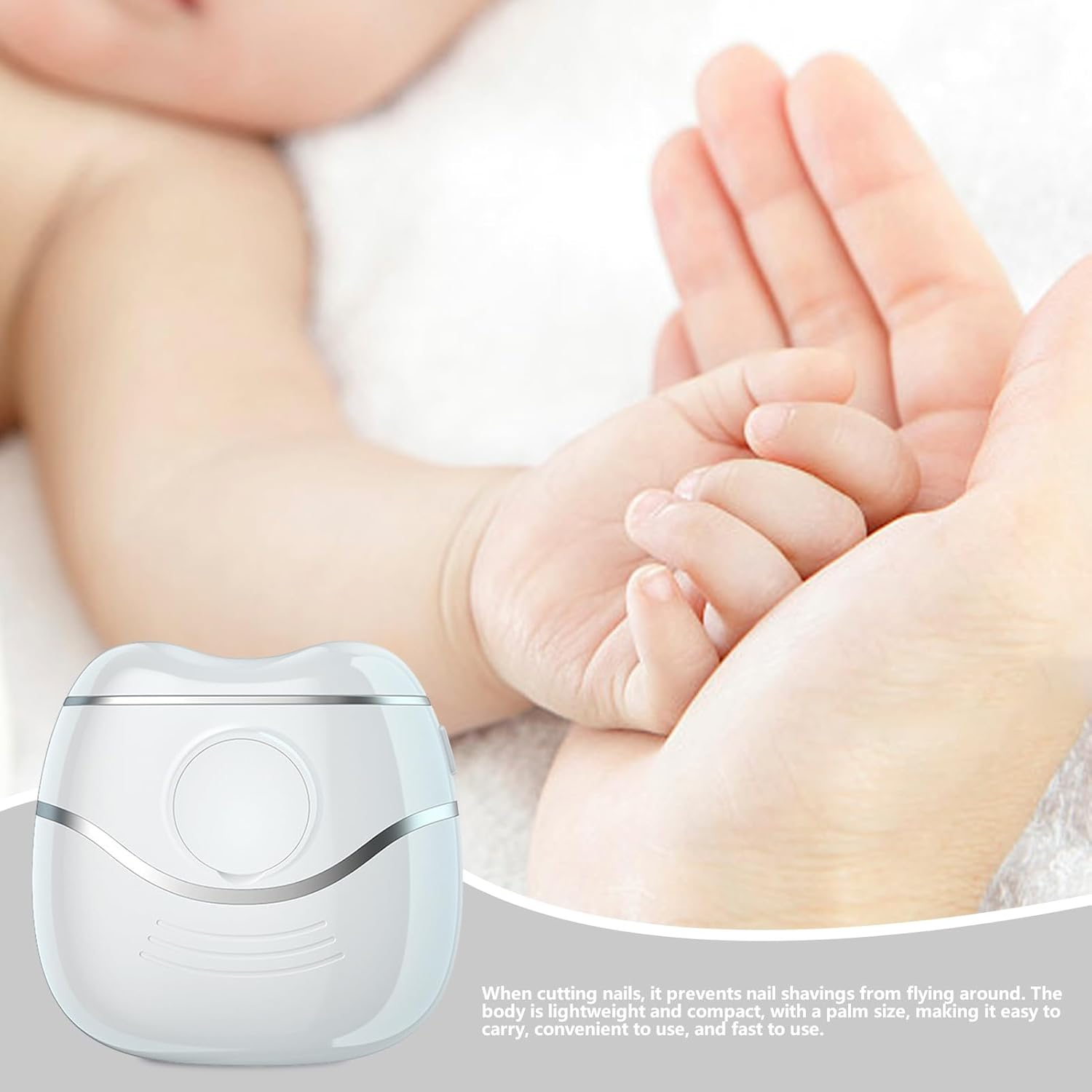 Electric Fingernail Cutter | Toenail Trimming and Polishing Automatic Clippers - Elderly Daily Products for Airplane, Home, Car, Hotel, School, Subway Buniq image number 5