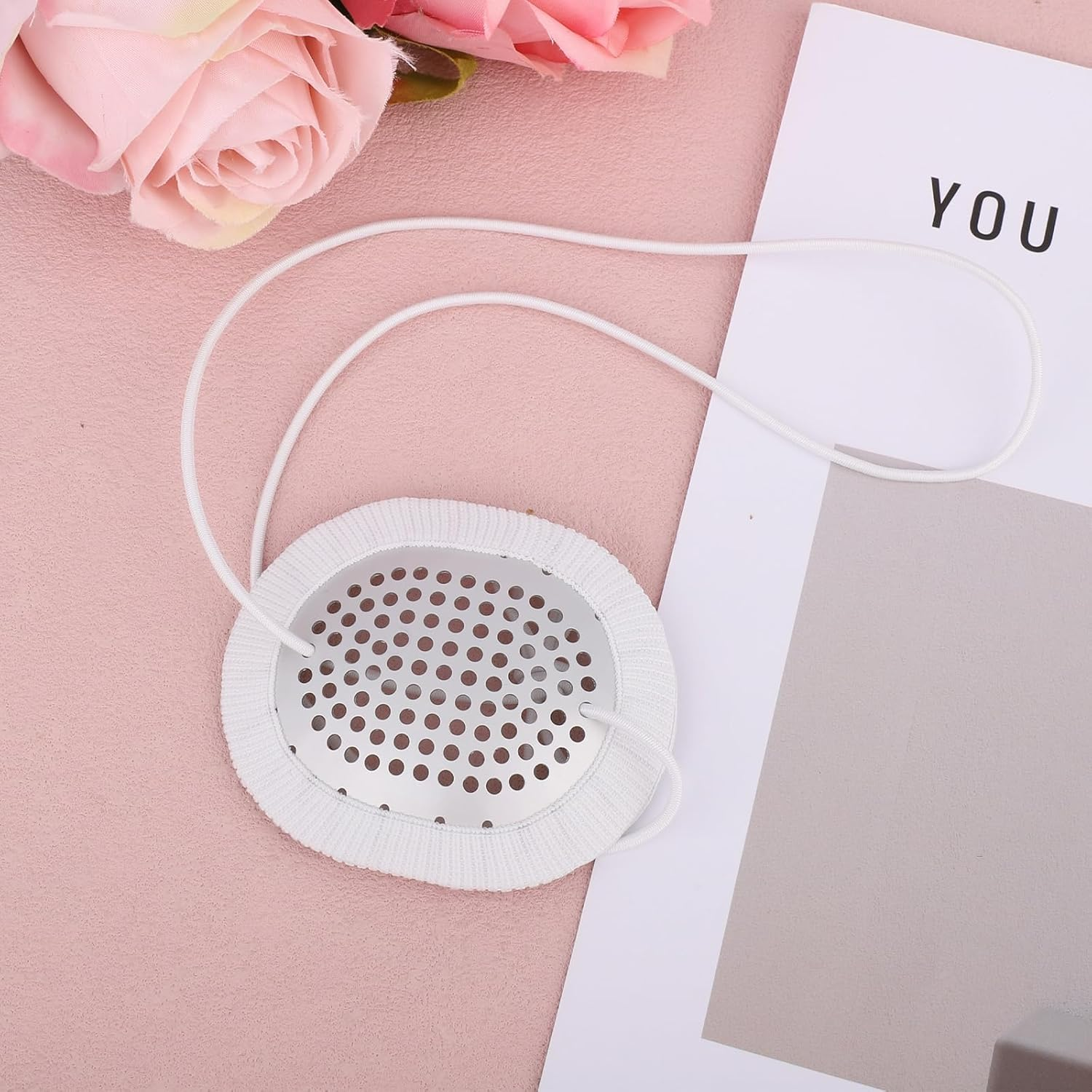 Eye Shield after Surgery, Aluminum Protective Breathable Eye Patch Cover for Adults with Extended Elastic Strap and White Cloth Covering for Sleeping and after Surgery image number 2