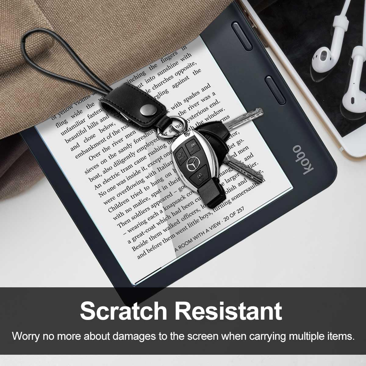 【2 Pack】T Tersely Screen Protector for Kobo Libra Colour, Premium Anti-Glare (Matte) PET Protective Film, Full-Coverage, Easy to Install image number 3