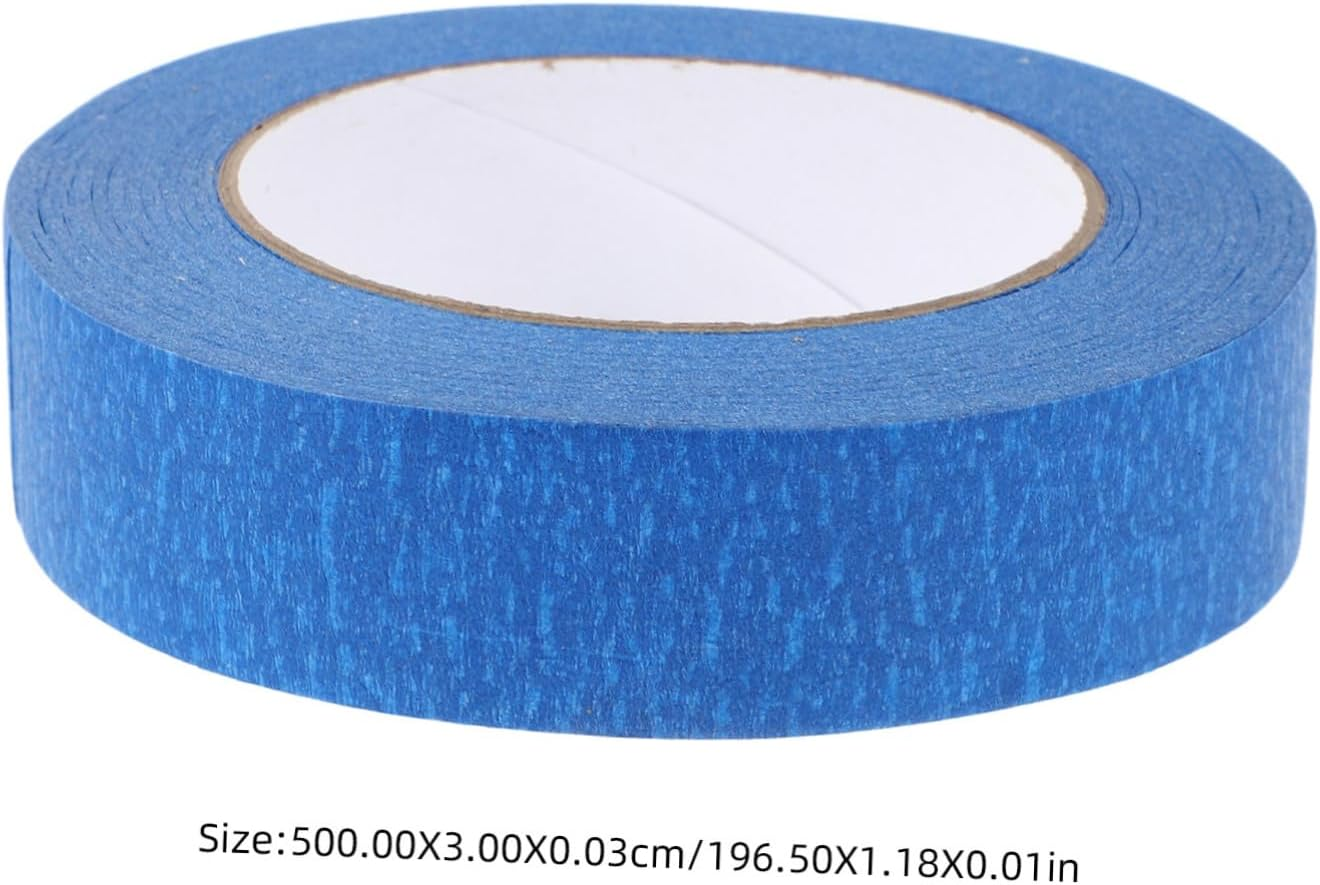 Professional Car Paint Masking Tape Strong Adhesive Non-Residue Blue 1 Roll image number 6