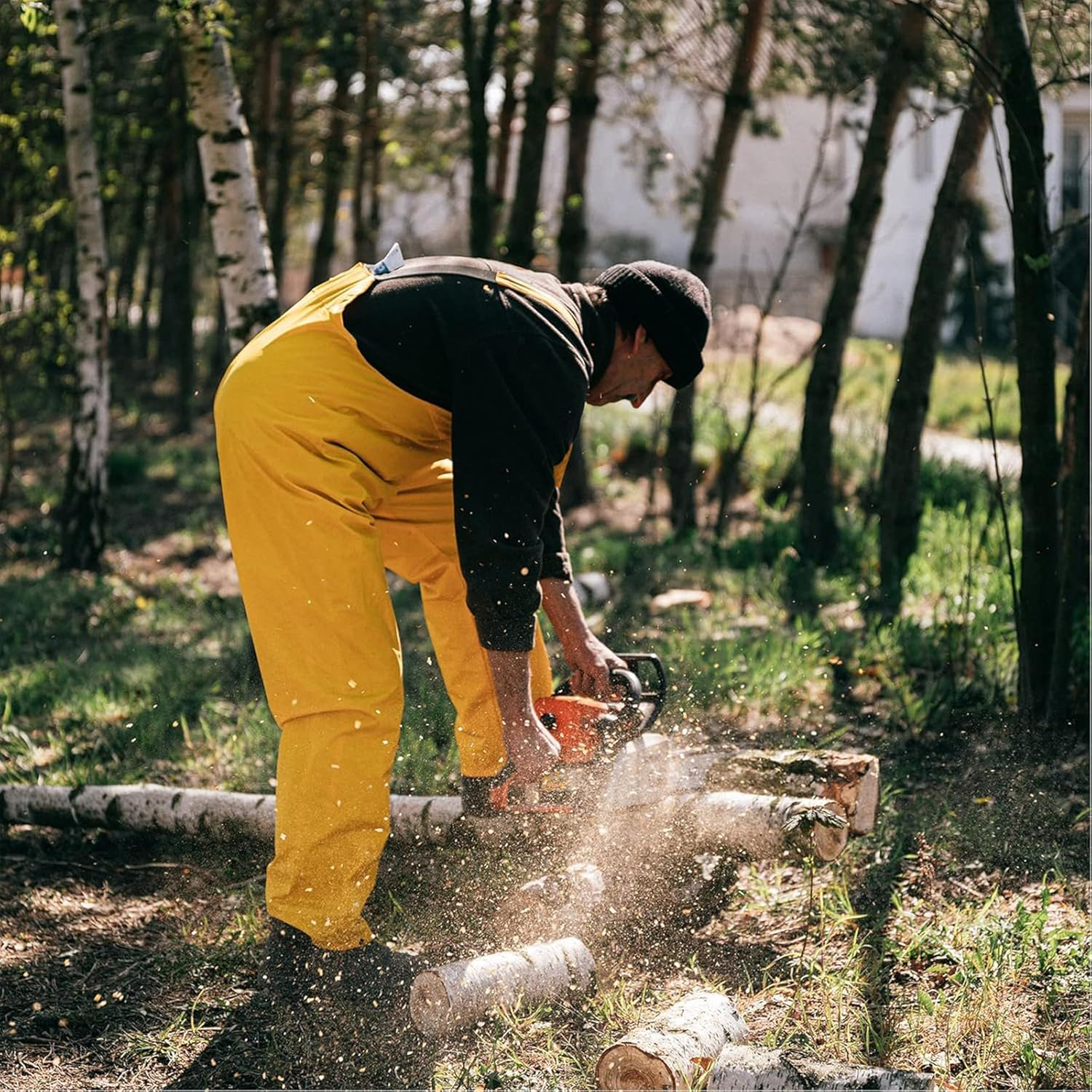 5 Pack 16 Inch Bar and Chain Combo,56 Drive Links,050" Gauge, 3/8" Pitch Replacement Chains,Small Felling Pruning Saw Chain,Garden Saw Chain,Mini Electric Chain Saw,Chainsaw Chain image number 1