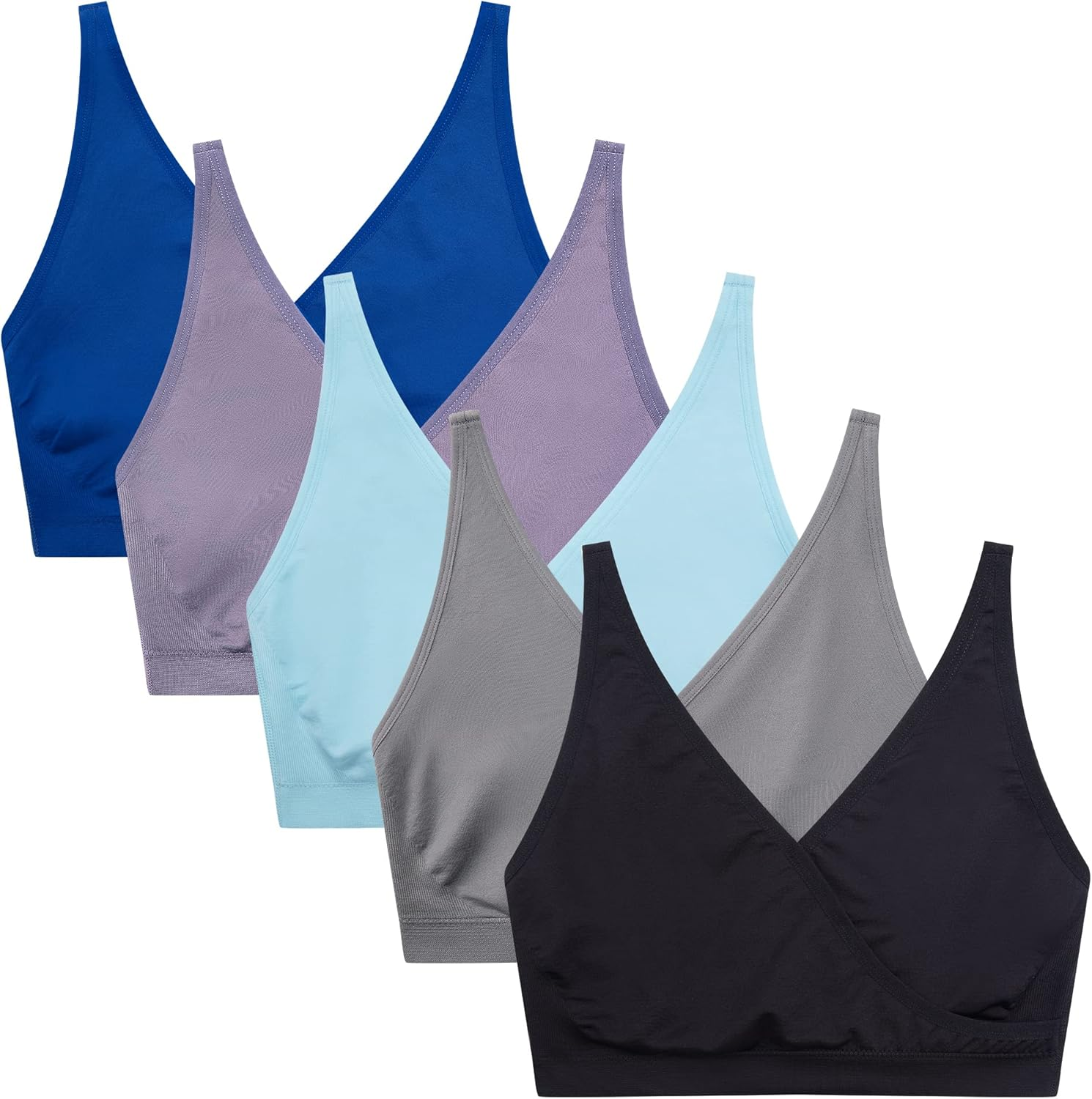 Sleeping/Sleep 5Pack Nursing Bra Maternity Bra Breastfeeding Bra Pregnancy Women'S Seamless Bralette Wirefree Support Padded