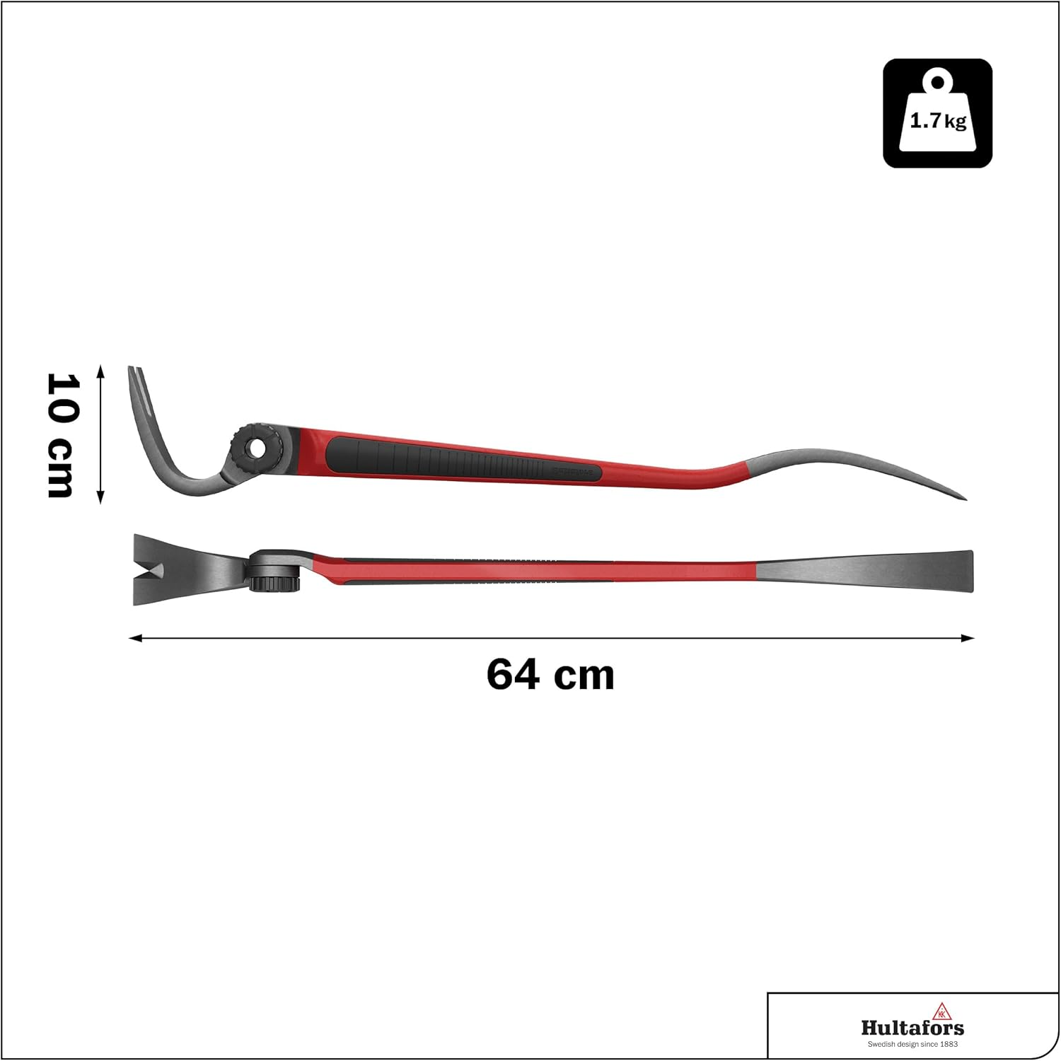 Hultafors Adjustable Nail Passer, 824115, 9-Position Adjustable Premium Sewing Iron image number 5