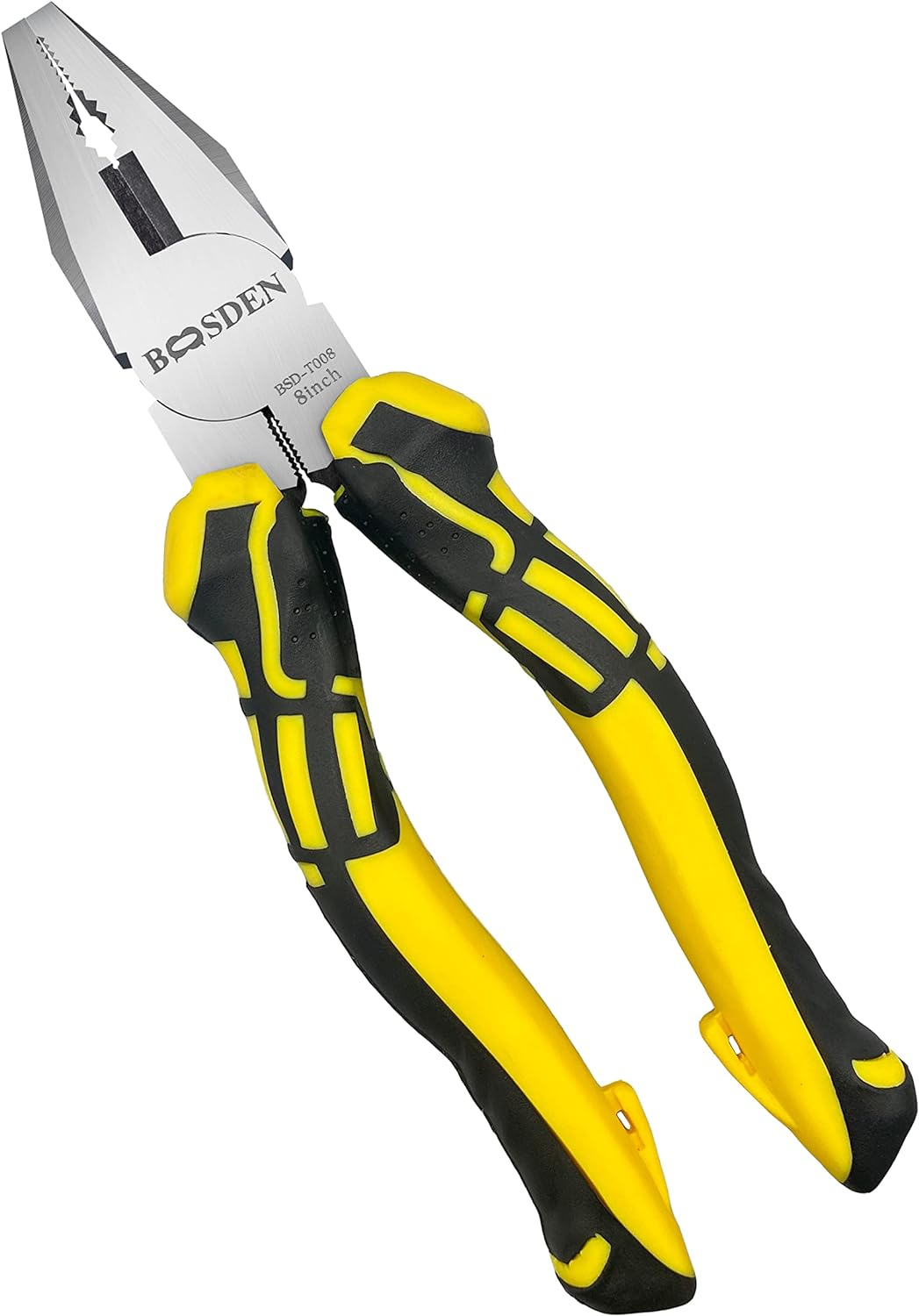 BOOSDEN 8 Inch Lineman'S Pliers - Side Cutters Combination Pliers with High Leverage and Wire Cutter Function image number 4