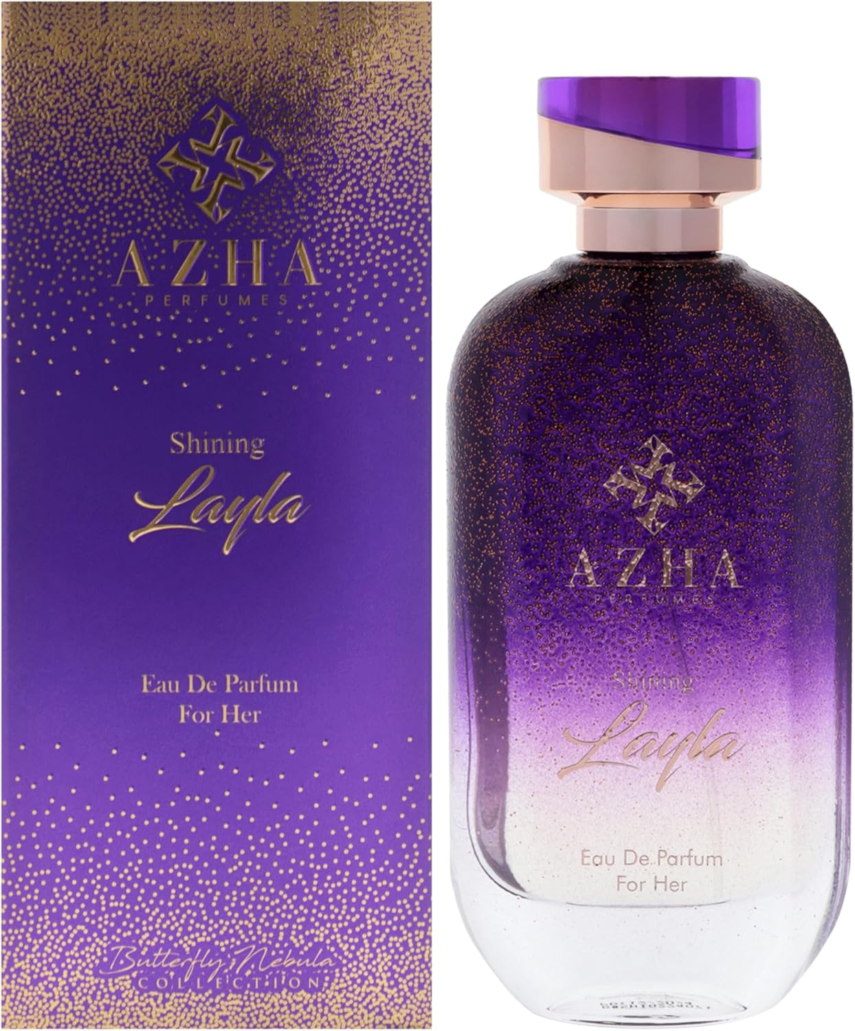Butterfly Nebula Collection - Al Shining Layla by Azha for Women - 3.3 Oz EDP Spray image number 3