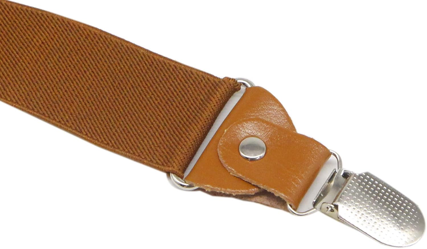 Doloise Adjustable Elastic X Back Style Suspenders for Men'S and Women'S with Strong Metal Clips image number 3