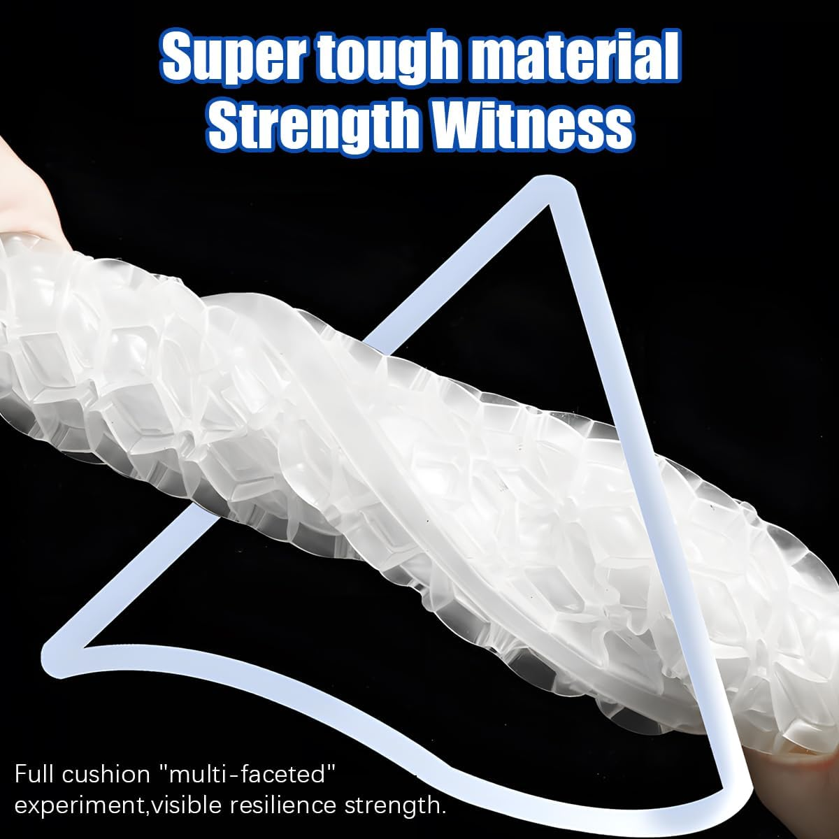 Gel Car Seat Cushion, Non-Slip & Comfortable Automotive Chair Protector Pad for Driving, Breathable Vehicle Interior Mat Cover Accessories, Universal for SUV Sedan Truck (Black) - Grey image number 4