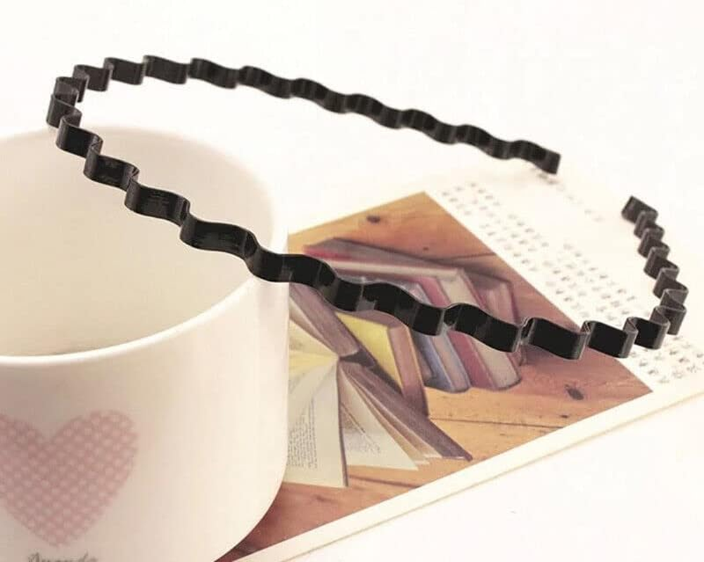 AIMALL 1PCS Sports Metal Wave Hoop Headband, Flexible & Durable Unisex Hair Band, Ideal for Men, Women, and Girls, Perfect for Sports & Daily Wear image number 4