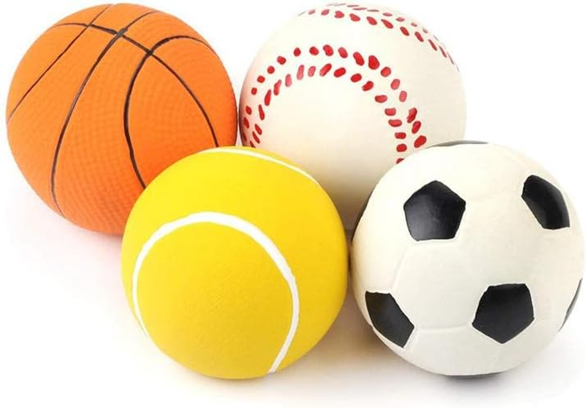 AIMALL 4/12Pk Mini Pet Sports Rubber Balls Dog Puppy Play Throw Fetch Training Cat Toy, 2.5" Diameter, Strong Build for Small Dogs & Cats image number 3