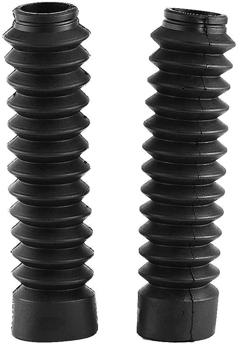 Fydun Motorcycle Front Fork Cover 210.5 X42Mm Rubber Shock Protect Gaiters Boot (Black) image number 2