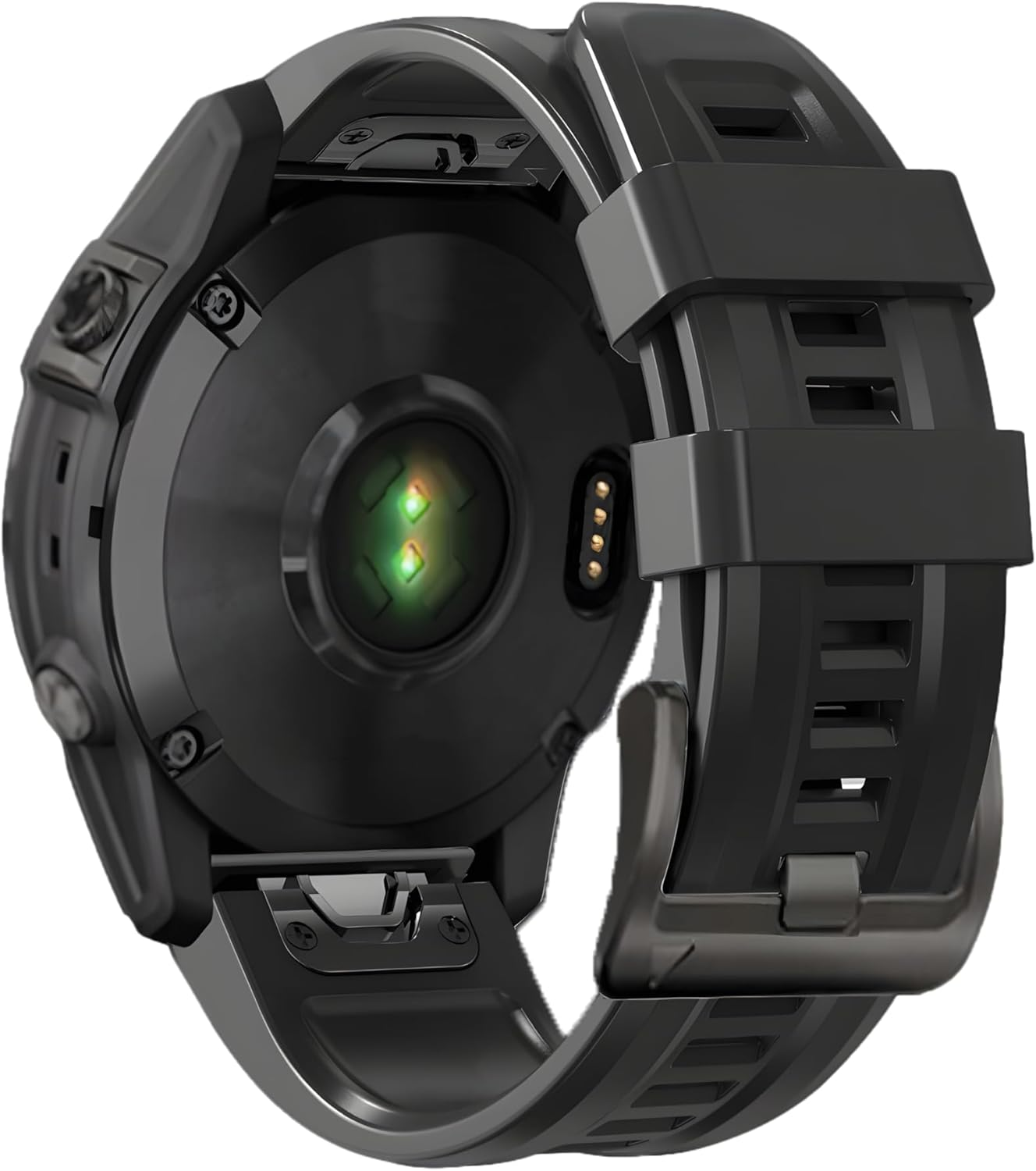 Quickfit 22Mm Watch Band for Garmin Fenix 5/6/7 Forerunner 935 745 965 955, Soft Silicone Replacement Sport Strap for Garmin Descent G1 Quatix 5/6/7 47Mm