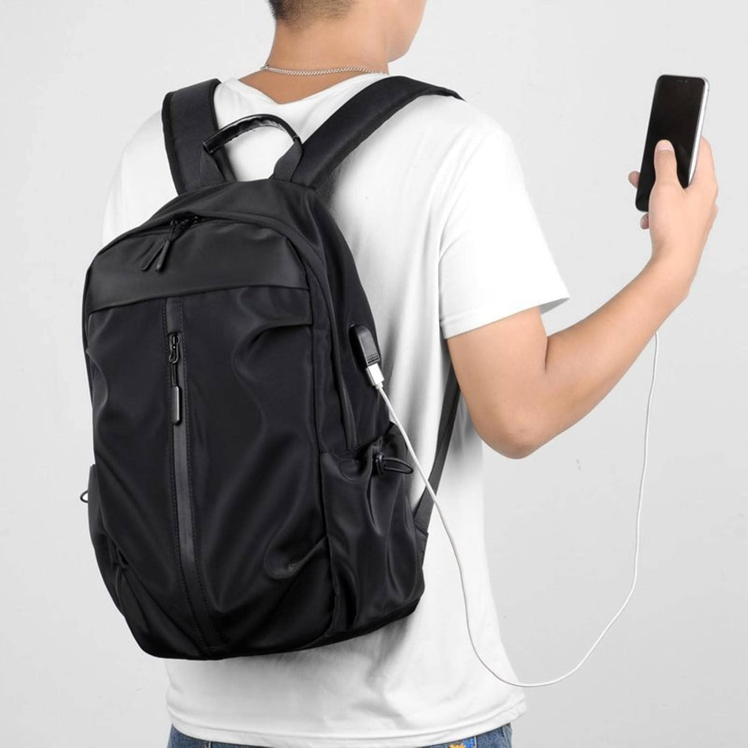 Backpack/Fashionable Student Schoolbag/Outdoor Travel Backpack/Korean Men'S Business Casual Computer Bag/ image number 3