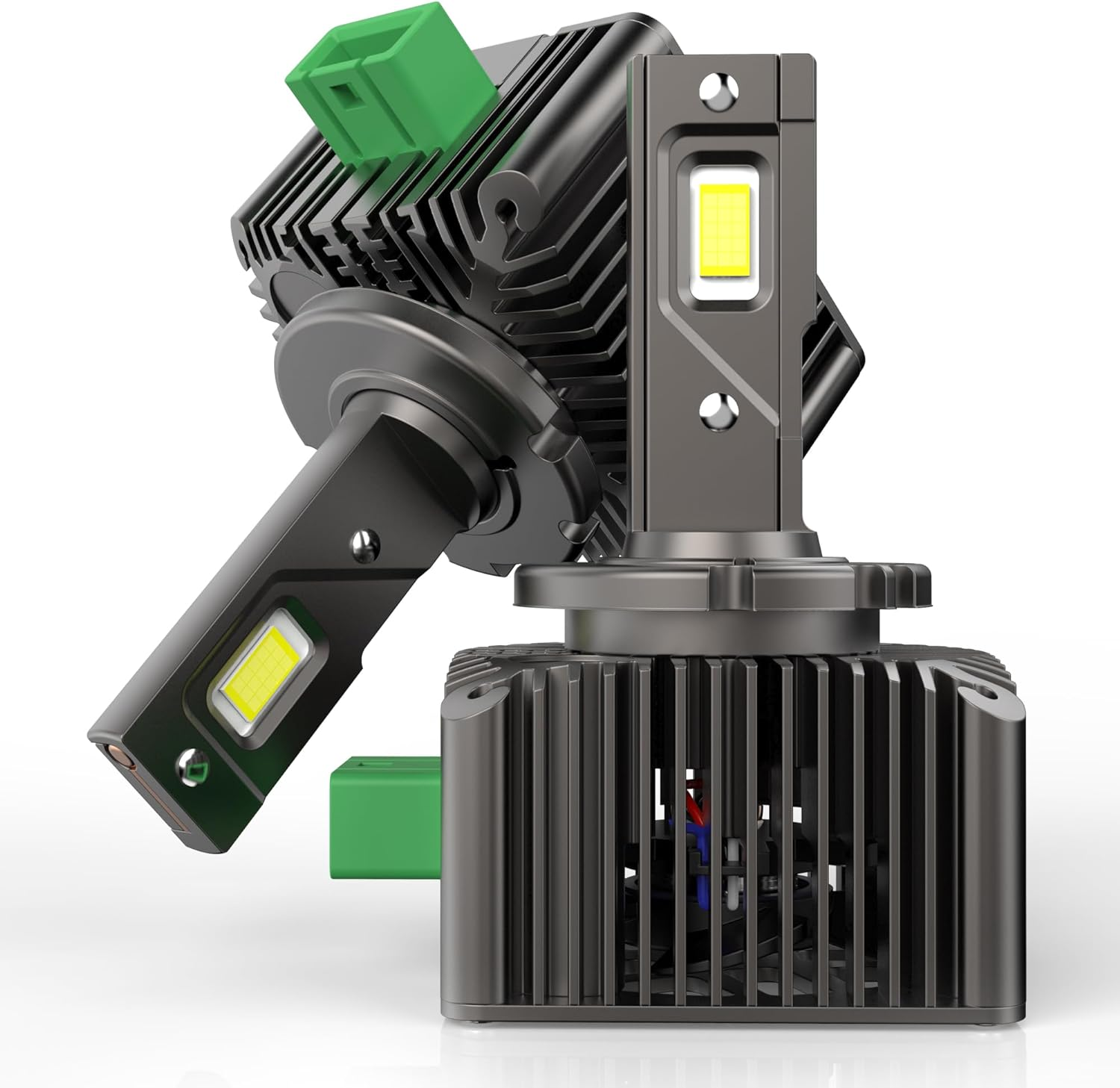 Performance D4S D4R LED Headlights Conversion Kits 6000K White High and Low Beam Xenon Replacement HID Light Bulb 800% Brightness Plug and Play, Pack of 2 image number 4