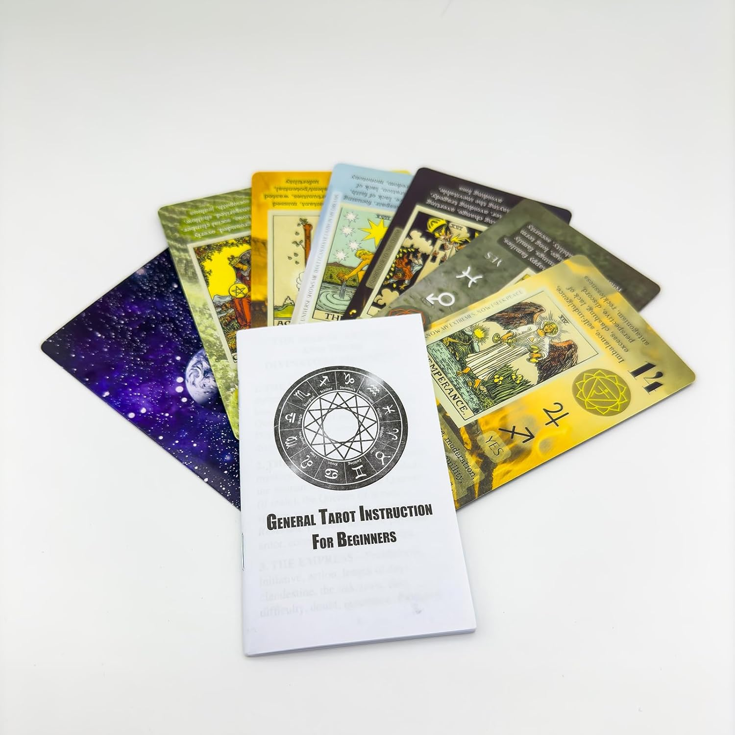 Tarot Cards Deck with Guidebook - 78 Tarot Cards Deck, Fortune Telling Game for Beginners & Expert Readers image number 3