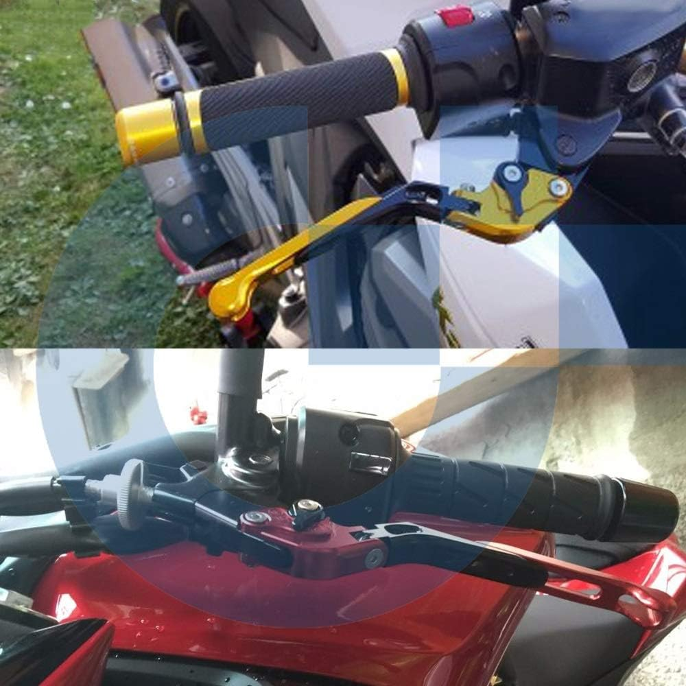 Motorbike Brake Clutch Lever for MSX125 MSX 125 2014 2015 2016 2017 2018 Motorcycle Clutch Brake Lever Adjustable Extendable CNC Aluminum Levers (Color : 1)