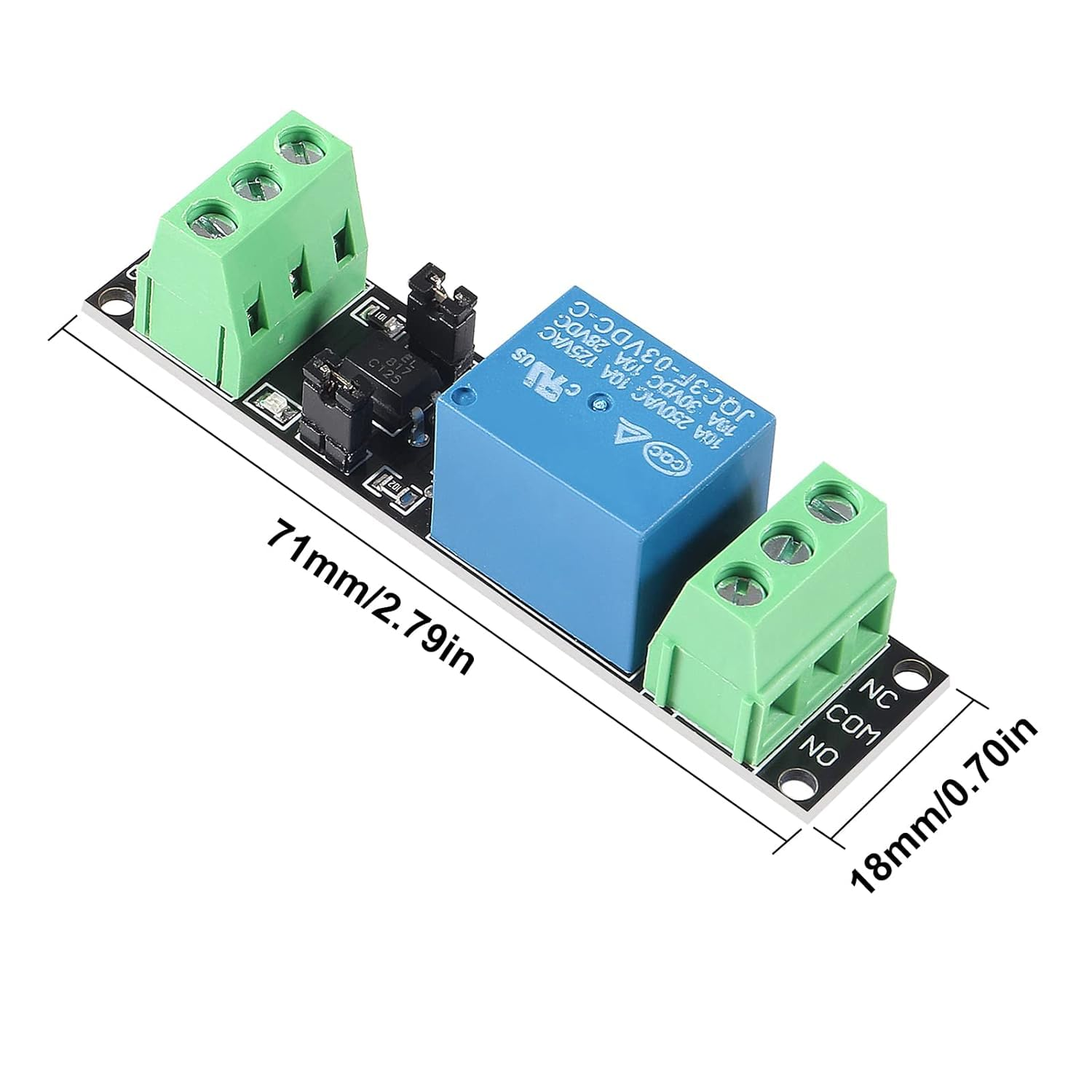 5 Set 3V 1 Channel Relay Power Switch Board, High Level Driver Optocoupler Module Isolated Drive Control Board for ESP8266 Development Board image number 1