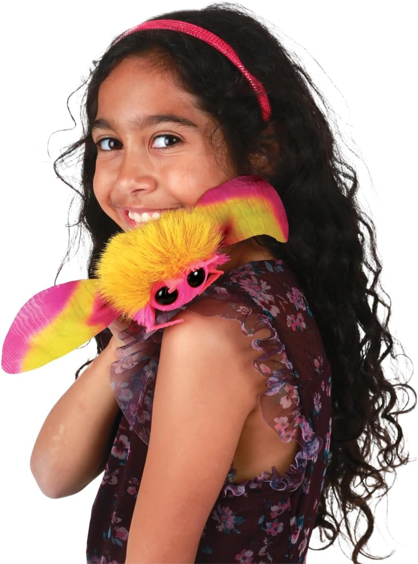 Folkmanis Mini Rosy Maple Moth Finger Puppet image number 4