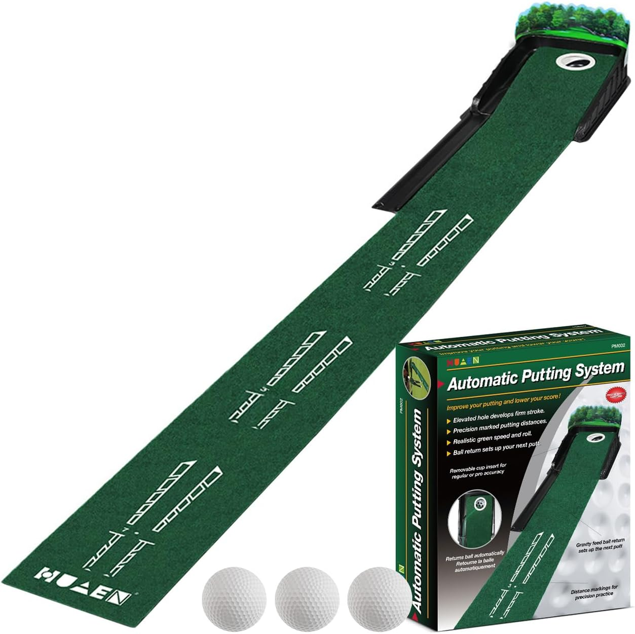 Aumerage Golf Practice Bundle - Indoor/Outdoor Training Aids to Improve Swing Accuracy & Ball Speed for All Skill Levels image number 4