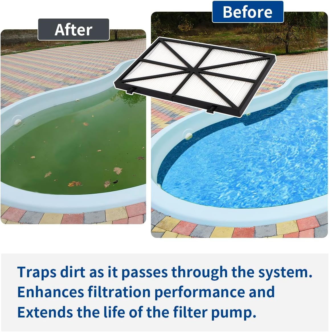 Wuyan 4-Pack Ultra-Fine Cartridge Filter Compatible with Dolphin M400/M500 & Nautilus CC plus Robotic Pool Cleaner Filters Part Number 9991432-R4 image number 4