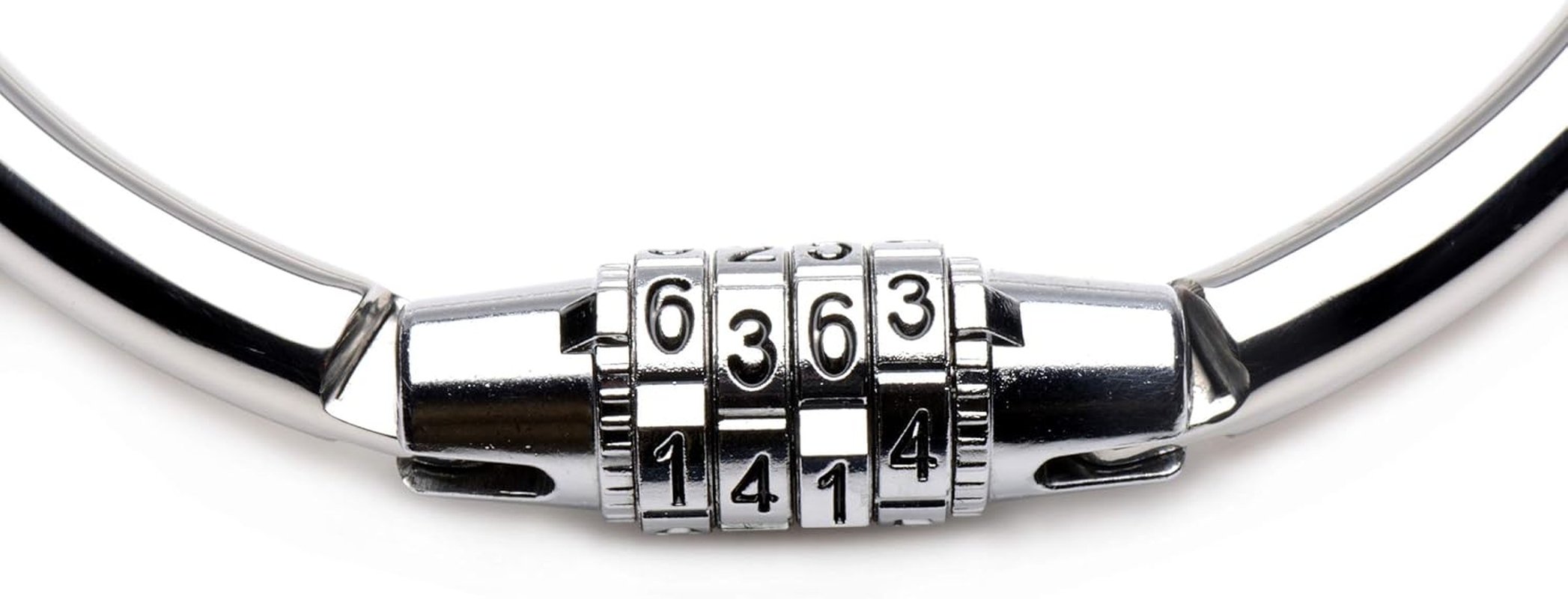 Master Series Stainless Steel Combination Lock Slave Collar image number 3