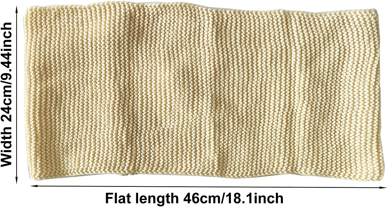 CENZICOM Neck Warmer, Winter Warm Fleece Lined Chunky Knit Thermal Neck Warmer for Women image number 2