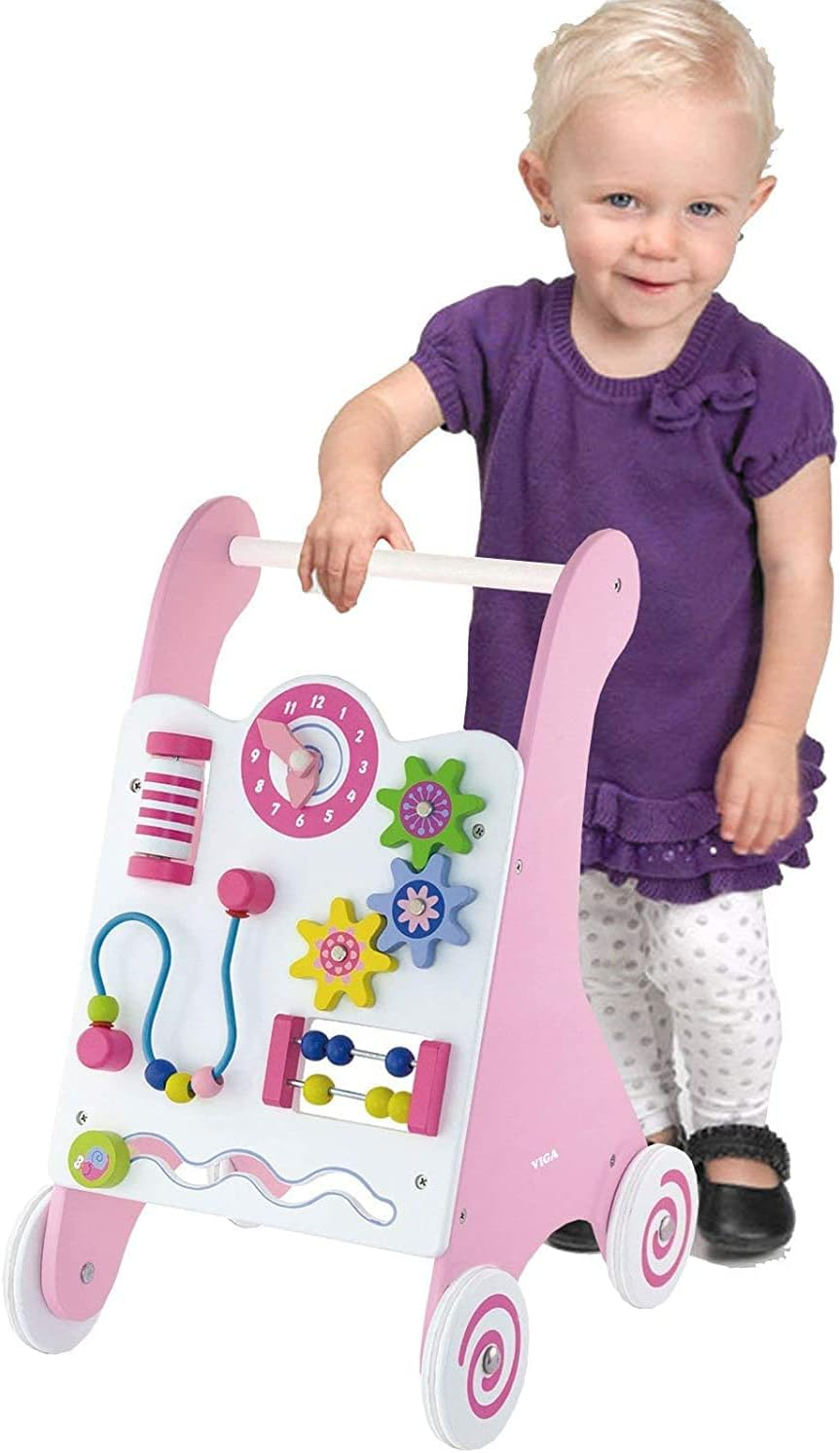 Viga Activity Baby Walker, Pink image number 1