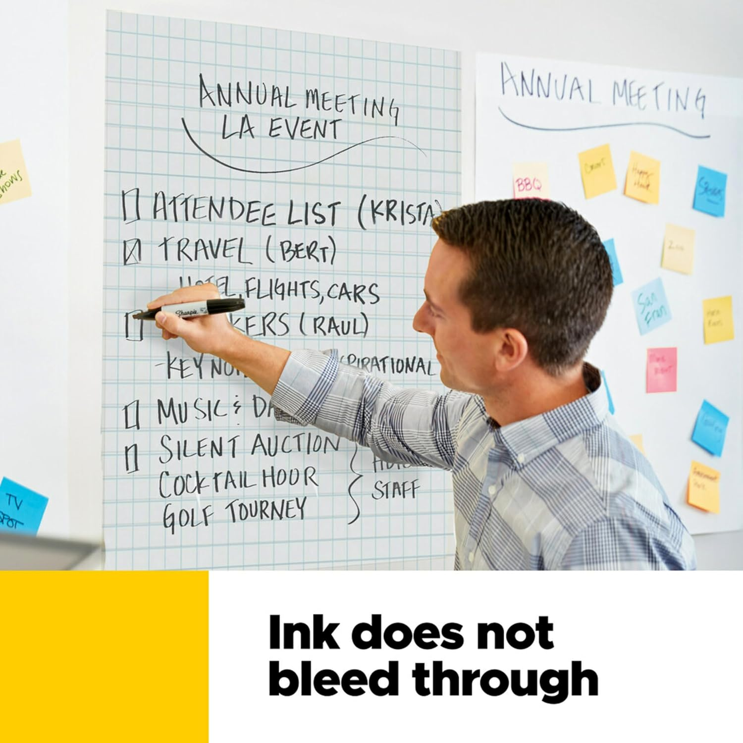 Post-It Super Sticky Easel Pad Grid 635Mm X 775Mm 560 image number 2