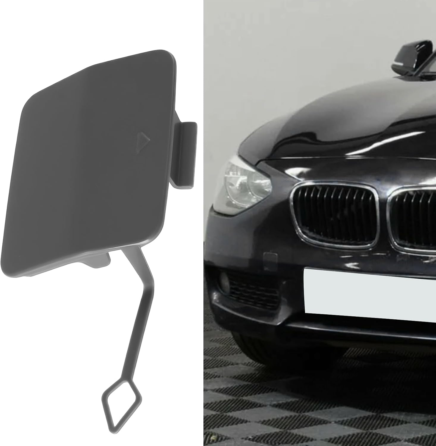 Car Front Bumper Towing Eye Cover 51117292947 Compatible with BMW 1 Series F20 F21 116I image number 4