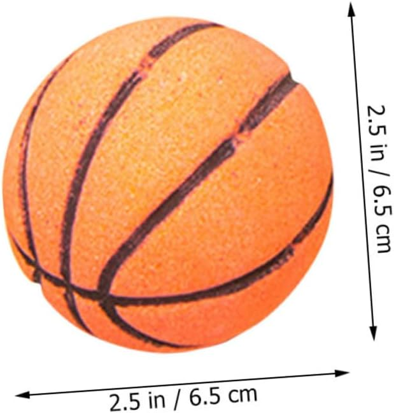 3Pcs Essential Oil Bubble Bath Salt Balls Basketball Shape Bath Balls for Boys and Girls Adults image number 1