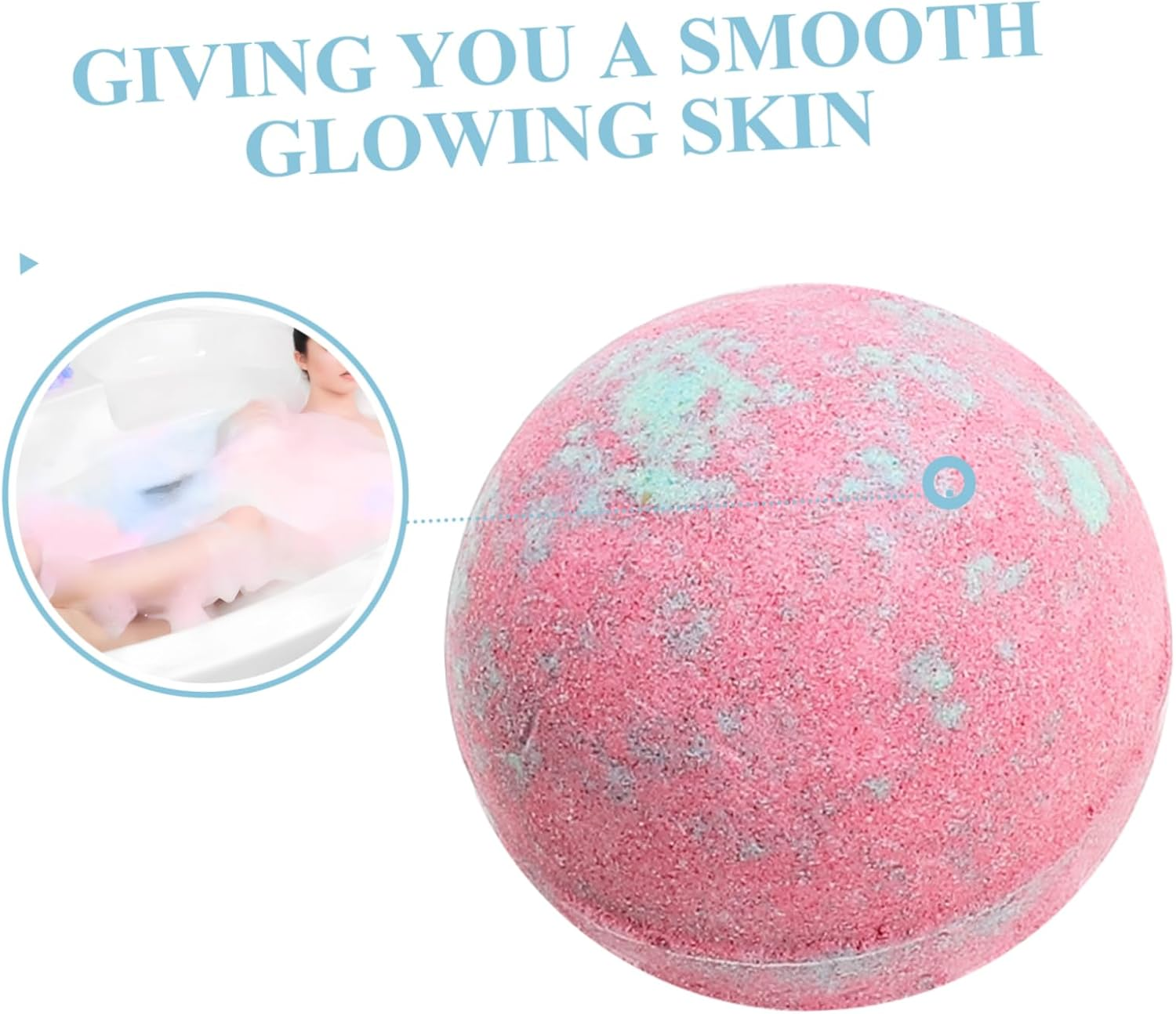 Mikinona 12Pcs Spa Bath Balls Bathing Bombs Minerals Women Rejuvenating for Smooth Skin image number 4