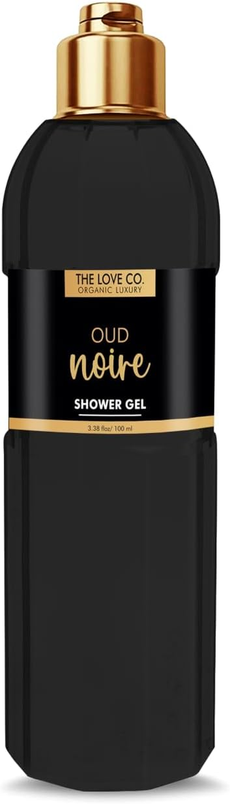 The Love Co. Body Wash for Men and Women - Luxurious Bathing with Natural Oud Oil - Soothes and Nourishes Your Skin (Oud Noire 100Ml) image number 1