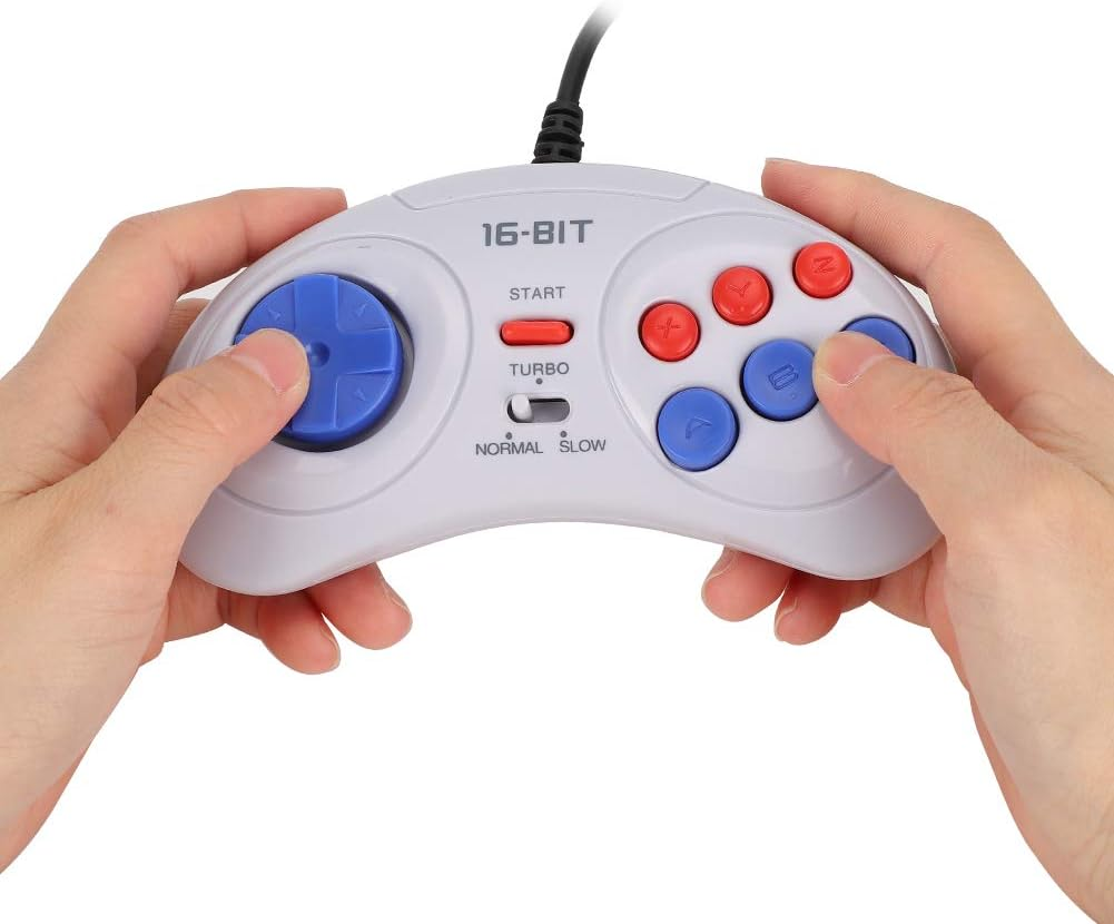 OEBUAFI Mini Handheld Game Console Ergonomic White Gaming Controller with Function For, Portable Entertainment for Gamers Everywhere image number 3