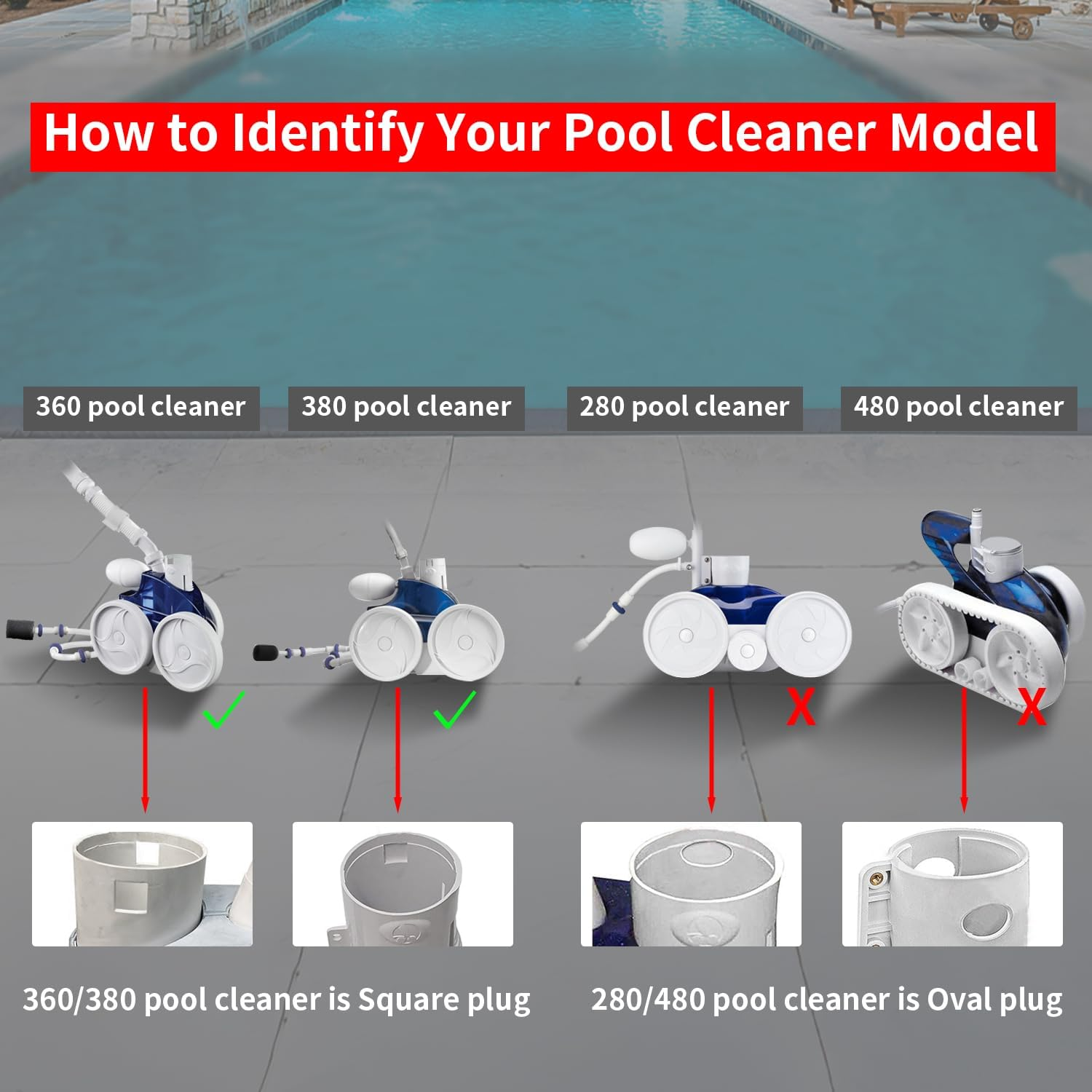 2 Pack Zippered Bag Replacement Fits for Polaris 360 380 Pool Cleaner All Purpose Filter Bag for Polaris Filter Bag image number 2