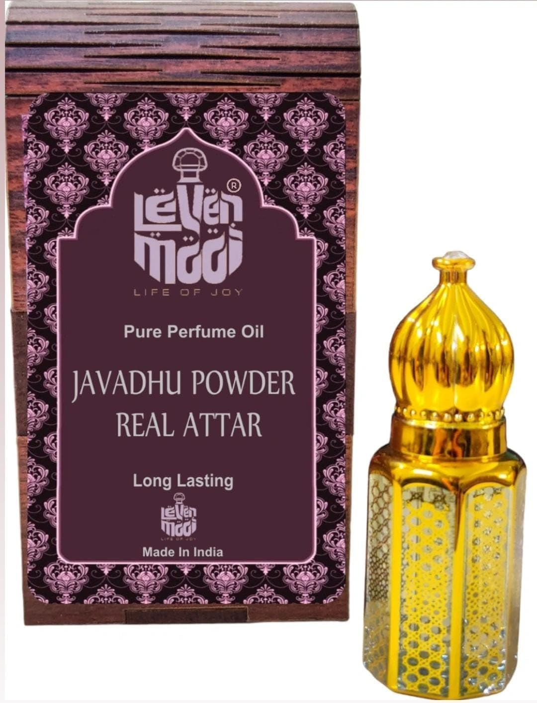 LEVENMOOI JAVADHU Wooden Attar for Suitable for Daily Uses,Occasions & Parties Long Lasting Fragrance Roll on Perfume Oil Leak Proof Available in Travel Size for Unisex 6ML image number 5