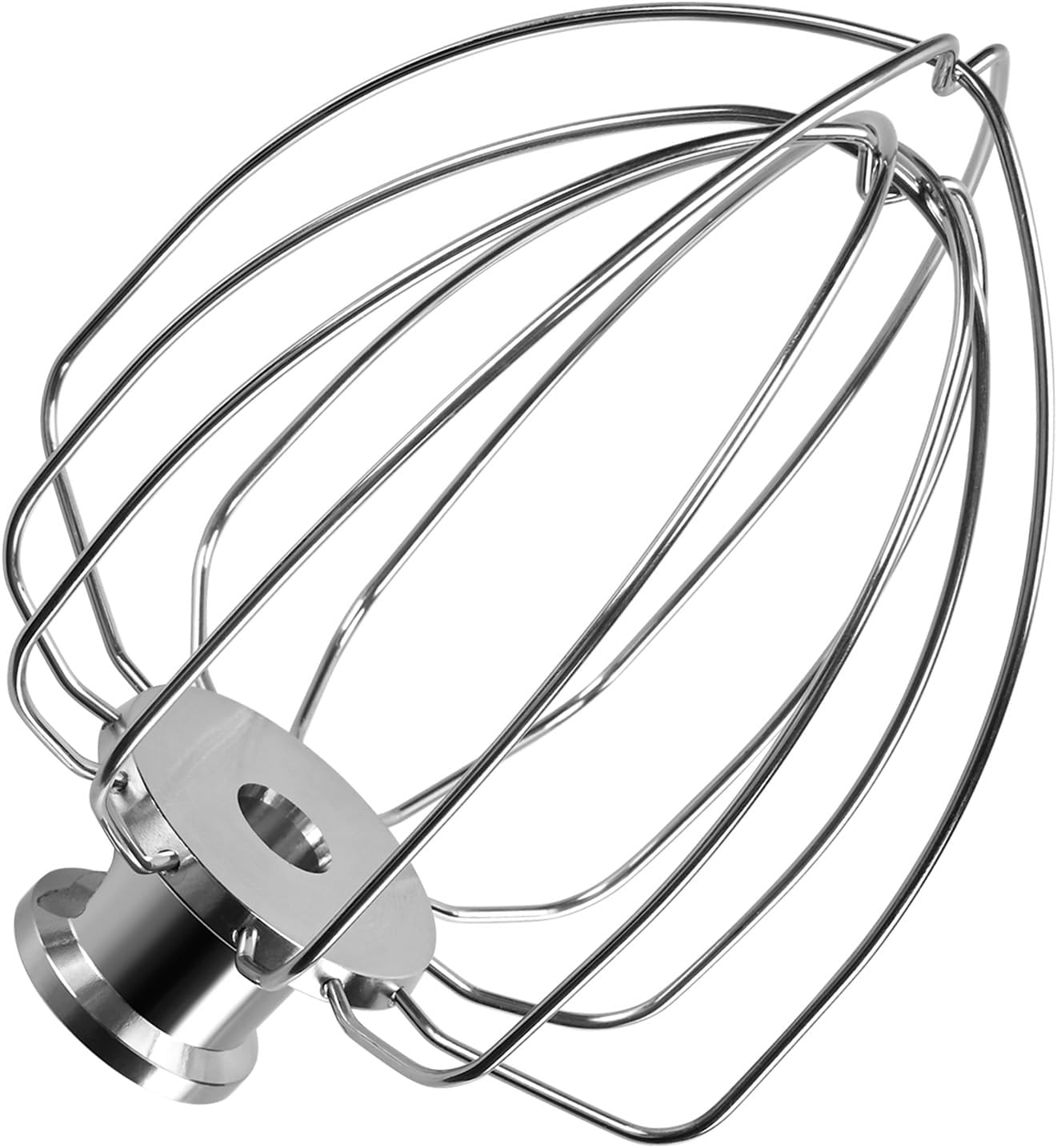 Stainless Steel 3 Piece Kit Attachments for Kitchenaid 4.5-5 Quart Tilt-Head Stand Mixers Artisan Series & Classic Series by MMOBIEL &ndash; K45 6-Wire Whip, Flat Beater and Dough Hook &ndash; Dishwasher Safe