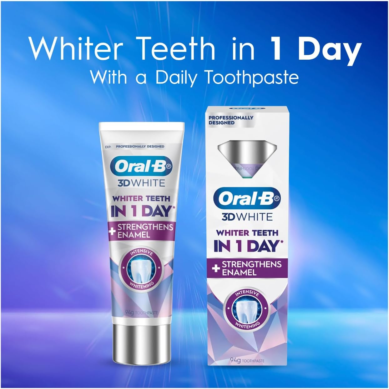 Oral-B 3D White Intensive Whitening Freshness Blast Toothpaste 94G image number 4