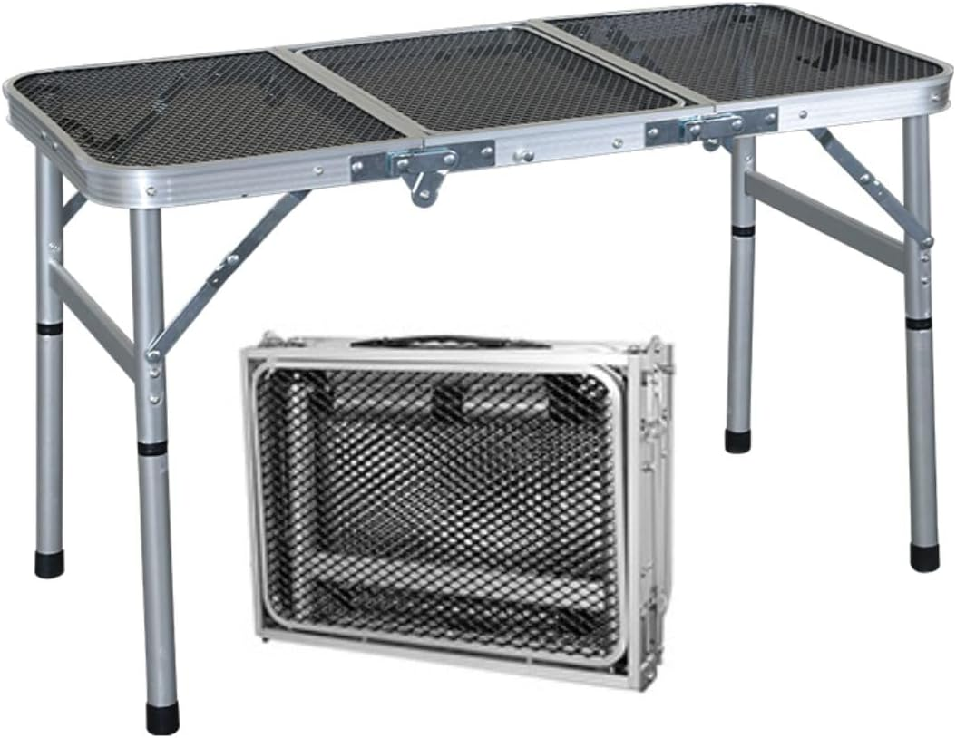 Portable Folding Outdoor Camping Table &ndash; 2FT Lightweight Small Foldable Table for Camping, Picnic, BBQ, Travel & Outdoor Cooking &ndash; Compact, Collapsible & Durable Camp Tables with Adjustable Height image number 1