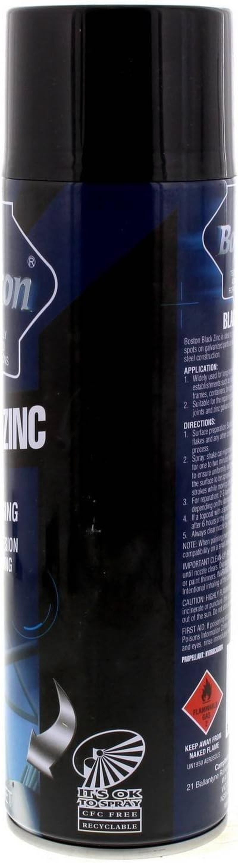 Boston Spray Paint 400 Gram Black Zinc image number 1