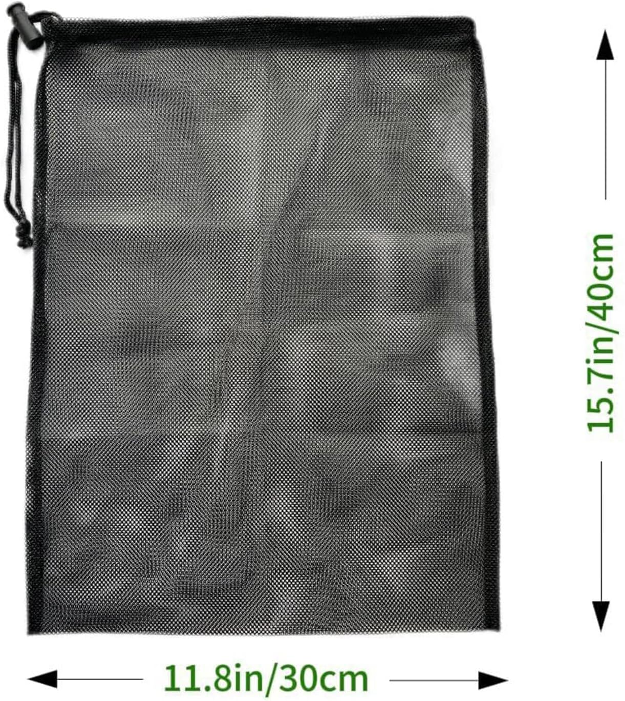 Pump Barrier Bag - 30X40Cm Pump Filter Bag, Outdoor Mesh Black Media Bags, Double-Layer Aquarium Filtration Accessories | Elastic Barrier Box Cover for Yard, Lawn, Parks, Outdoor, Hotel image number 3
