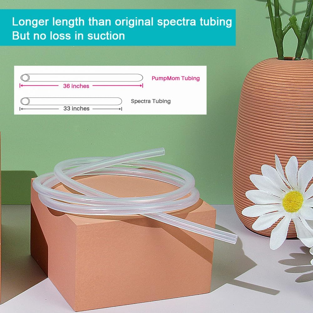 Replacement Tubing for Spectra S2 Spectra S1 Spectra 9 Plus, BPA Free Replace Spectra Tubing Avent Tubing Ameda Tubing Made by Pumpmom(Not Original Spectra S2 Accessories) image number 5