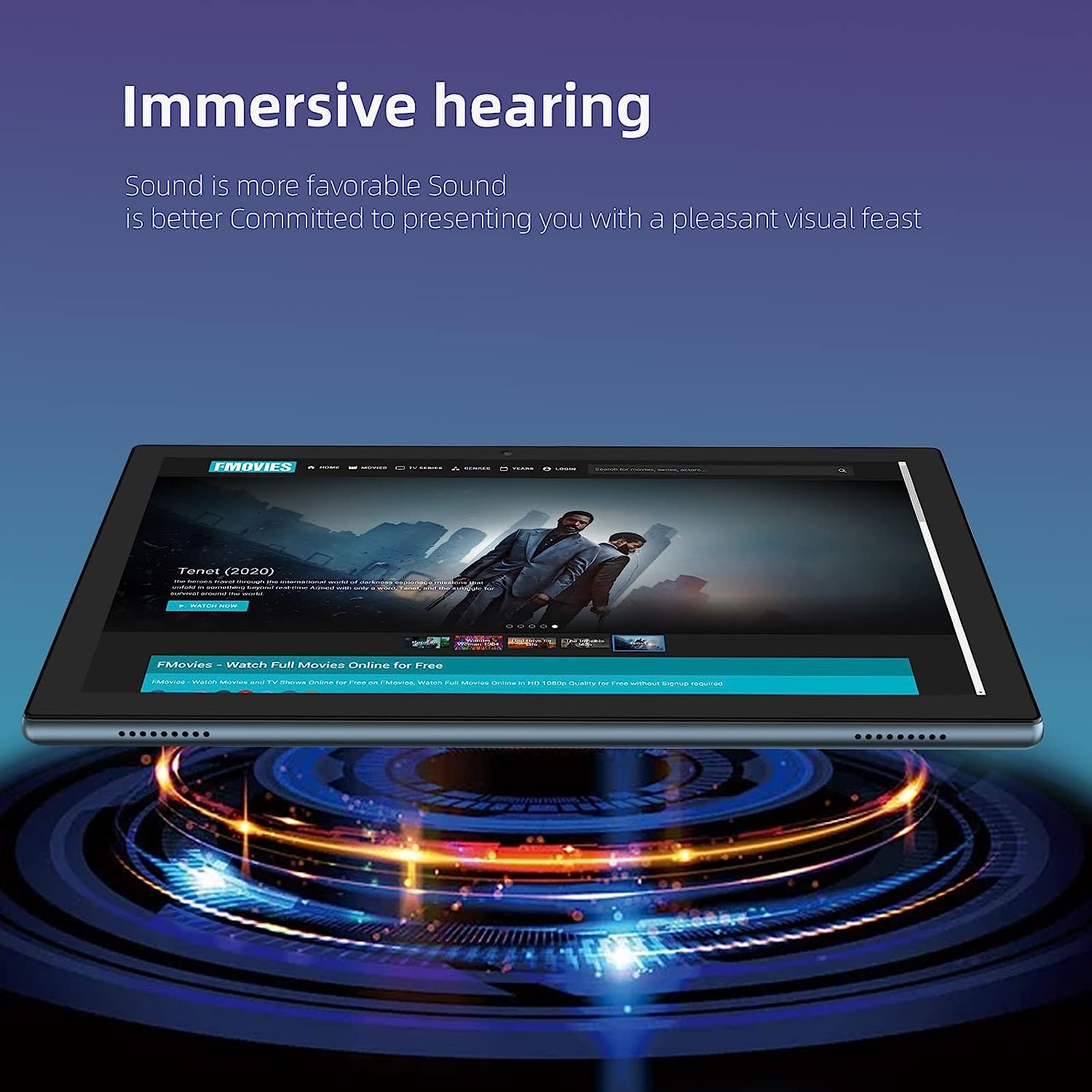 Android Tablet 10 Inch Tablet, 64GB Storage Tablets, Android 14 Tablet, 1024GB Expand, 8MP Camera, Quad-Core Processor 8GB RAM Wifi 6000MAH Battery 10.1'' IPS HD Touch Screen Google Tableta (Blue) - Pink image number 6